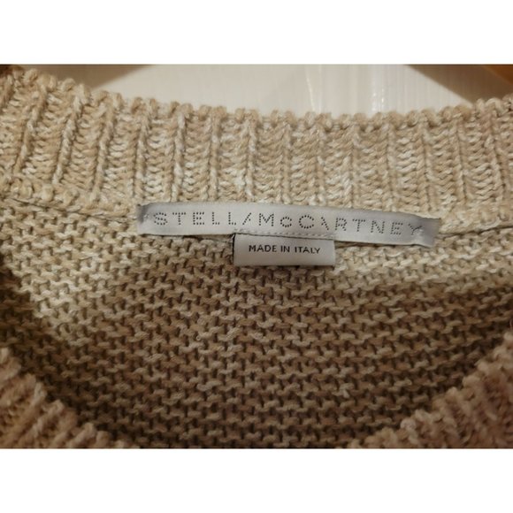 Stella McCartney beige organic cotton jumper sweater size 36 designer - Picture 6 of 10